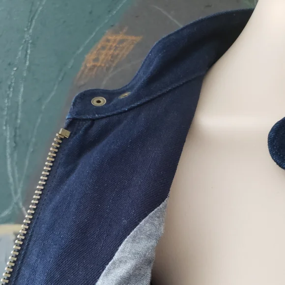 Lands' End | Denim Racing Jacket - Picture 6 of 12